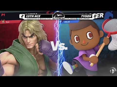Quarantainment 16 Winnser Finals - Tyson (Villager) Vs. 13th Ace (Ken) Smash Ultimate - SSBU