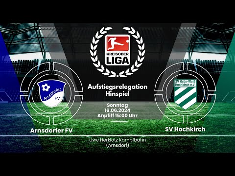 Aufstiegshinspiel Arnsdorf - Hochkirch