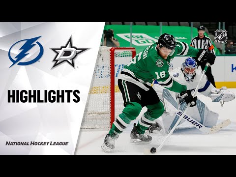 Lightning @ Stars 3/25/21 | NHL Highlights