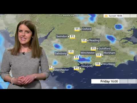 Alex Osbourne BBC ONE South Today weather March 13th 2020 in HD! - 60 FPS Better Quality
