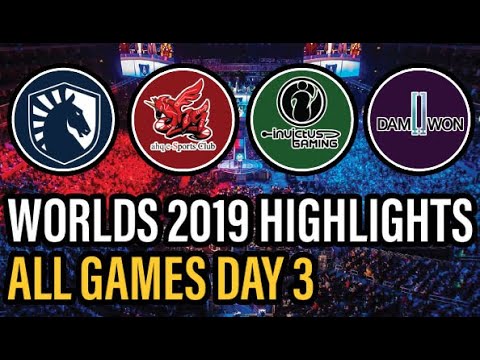 LOL Worlds 2019 Group Stage Day 3 Full Highlights - EGROUP88