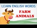 Farm Animals - Pre School - Learn English Words ...