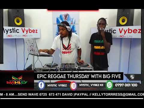ROOTS REGGAE FACEBOOK LIVE MIX  WITH DJ MAHLEY GLOBAL x MC SKYLARK WE ARE THE BIG 5