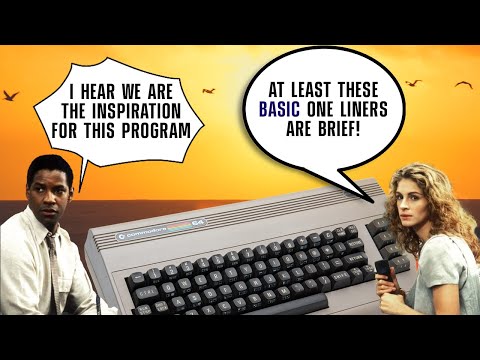 Part 4: Commodore 64 BASIC One Liner Movie Inspired Scene