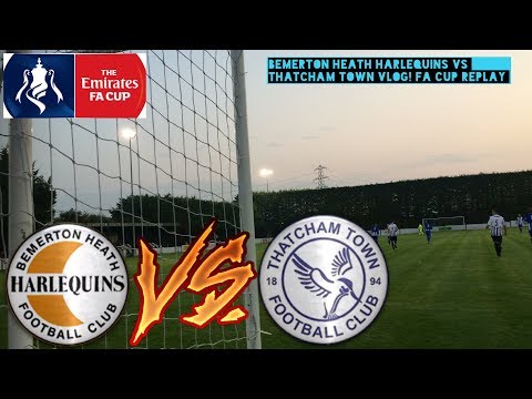 Groundhop At The Clubhouse: Bemerton Heath Harlequins vs Thatcham Town *VLOG* - AN FA CUP UPSET!