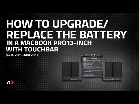 How to Upgrade/Replace the Battery in a MacBook Pro 13-inch (late 2016 - mid 2017 Touch Bar)