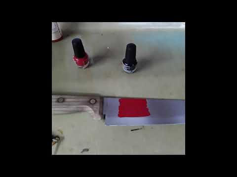 Using a a death ray laser, and toxic/corrosive chemicals to etch metal