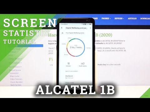 How to Check Number of Apps Opened Each Day on ALCATEL 1B 2020 – Digital Wellbeing