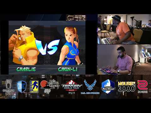 Street Fighter Alpha 2 - HarlemHero (Charlie) vs. IGotDemBoombs (Chun Li) @ Defend the North 2019