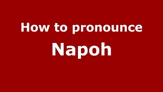 How to pronounce Napoh