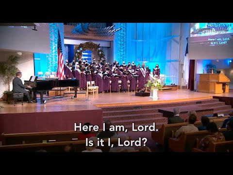 "Here I Am, Lord" by Daniel L. Schutte arr. Ovid Young