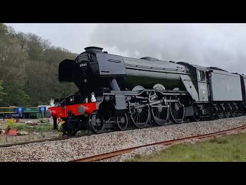 Flying Scotsman Flying Through Dawlish Warren
