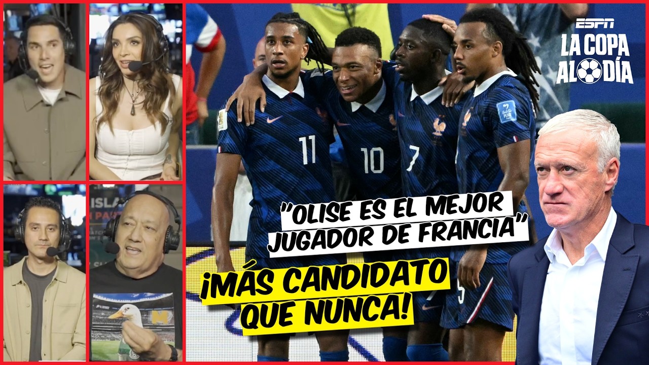 MBAPPÉ mete los goles, pero OLISE es el mejor jugador de FRANCIA | La Copa al Día