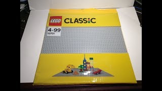 LEGO Строительная пластина серого цвета (10701) - відео 2