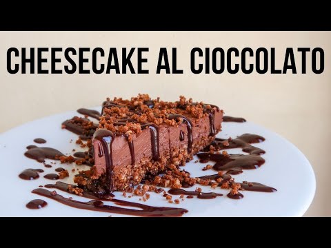 CHEESECAKE VEGANA SENZA COTTURA PRONTA IN 5 MIN | Senza Zucchero, Facile e Veloce | Al Cioccolato