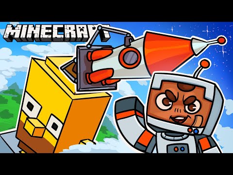 Insane Minecraft Space Adventure To The Moon!