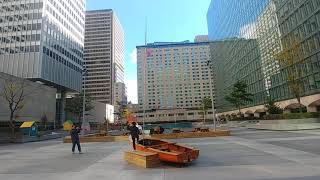 Download Lagu Walk Downtown , Saturday, October 23, 2021, Place Ville Marie ,Montreal City, Quebec, Canada Thumbnail