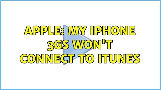 Apple: My iphone 3gs won