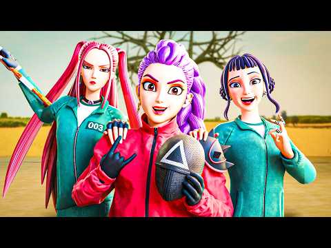 HUNTRIX in SQUID GAME?! KPop Demon Hunters Animation