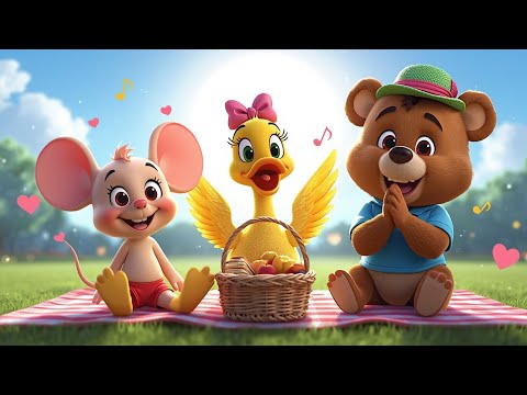 ⭐ “Picnic Song for Kids 🌞🎶 Friends, Sun and Fun | Children's Sing-Along Video”