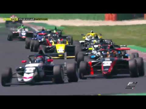 Big Crash for Tina Hausmann Italian F4 Championship 2023 Misano round 2