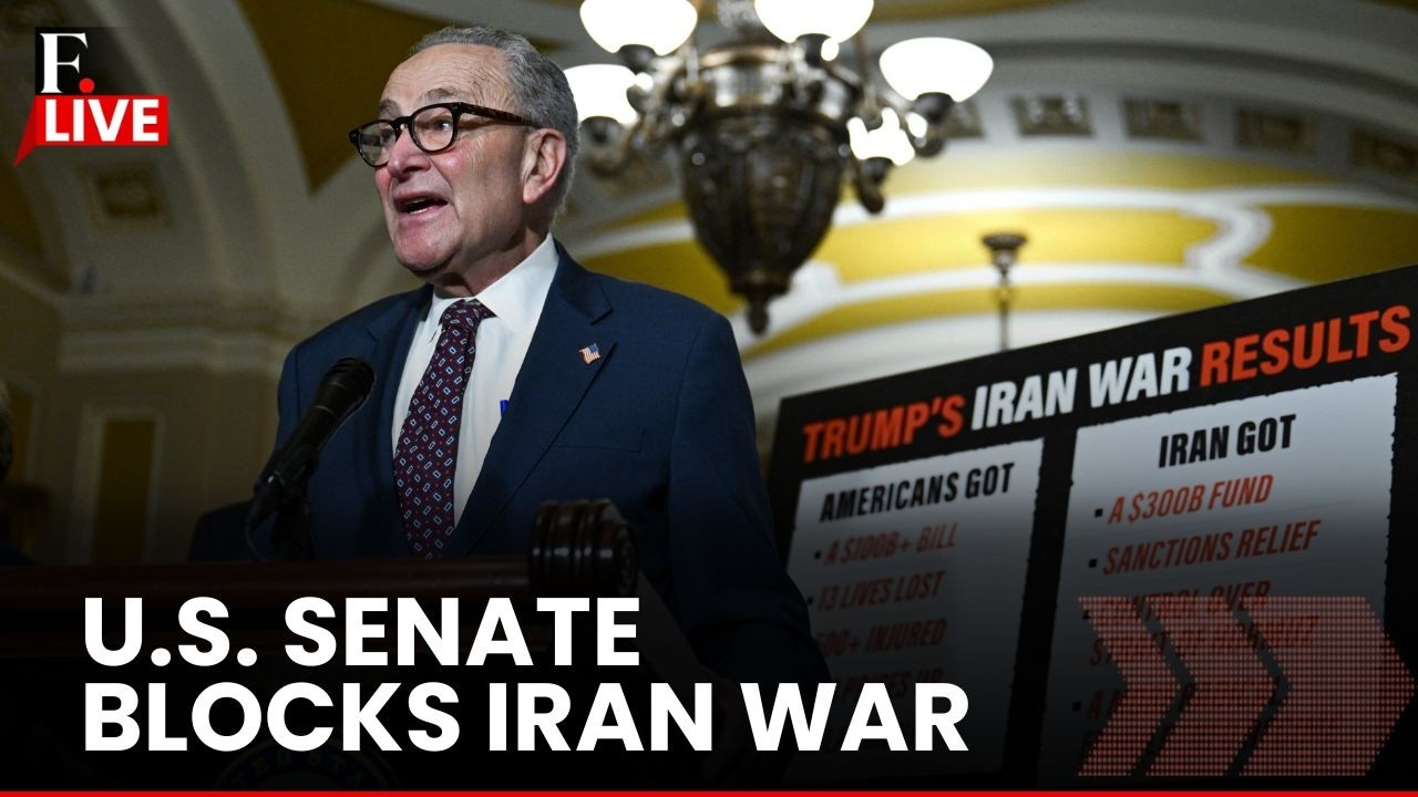 US Senate LIVE: US Senate Approves War Powers Resolution Blocking Trump's Iran War