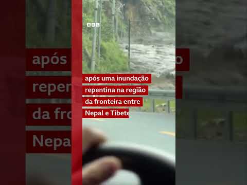 Casa desaba após enchente repentina provocar deslizamento de terra na fronteira entre Nepal e Tibete