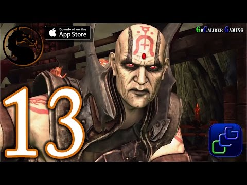 Mortal Kombat X iOS Walkthrough - Part 13 - Battle Mode: Warlock Quan Chi Fatality