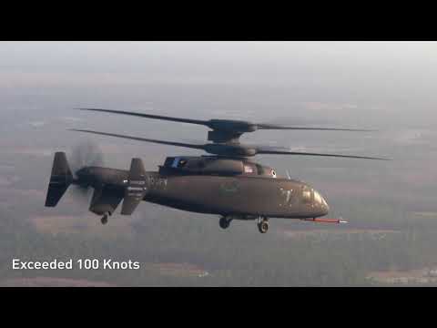 Sikorsky-Boeing SB-1 Defiant exceeds 100 knots