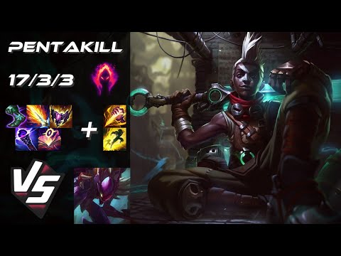 JUNGLE Ekko vs Kha'Zix [PENTAKILL] - NA Challenger Patch 14.13