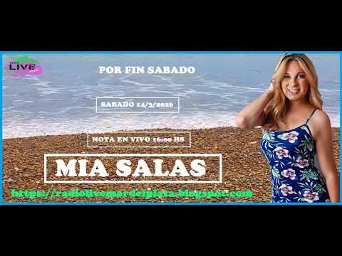NOTA CON MIA SALAS EN VIVO DESDE RIO CUARTO  CORDOBA I PARA POR FIN SABADO Y RADIO ONLINE LIVE MDP