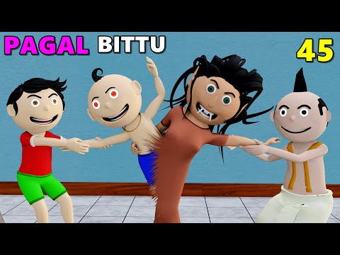 Pagal Bittu Sittu 45 | Chudail | Bittu Sittu Toons | Pagal Beta | Cs Bisht Vines | Desi Comedy Video