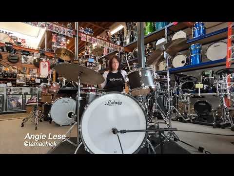 Ludwig Legacy Maple 4pc Drum Kit in "Satin Charcoal"