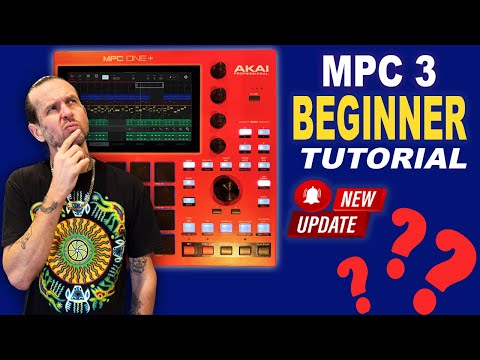 MPC 3 Beginner Tutorial: MAKE Your FIRST BEAT Step By Step