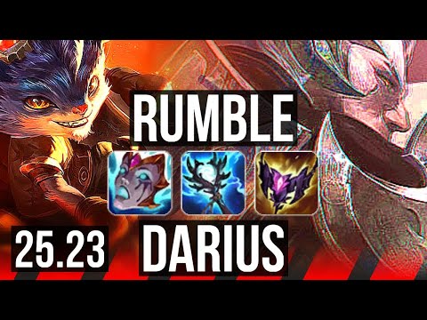 RUMBLE vs DARIUS (TOP) | KR Grandmaster | 25.23