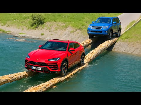 Cars vs Impossible Log Bridge Challenge #2 in BeamNG Drive!