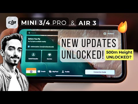 NEW FIRMWARE UPDATE DJI FLY 1.12.8 - DJI Mini 4 Pro / Air 3 - UNLOCK 500m height lock in INDIA