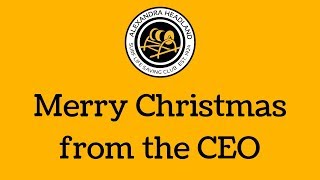 Merry Christmas from the CEO