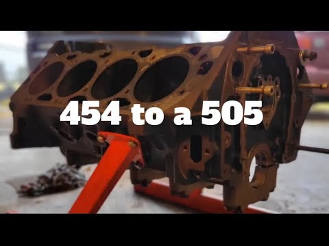 Parts to stroke a 454 into 505