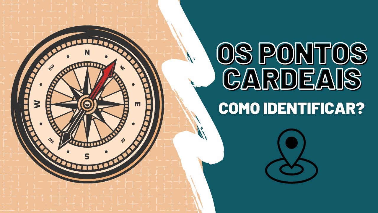 OS PONTOS CARDEAIS - Como identificar os pontos cardeais? | Norte, Sul, Leste e Oeste.
