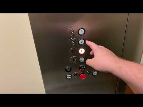 Grungy 1977 Dover Traditional Hydraulic Elevators At 10700 W Higgins Rd In Rosemont, IL