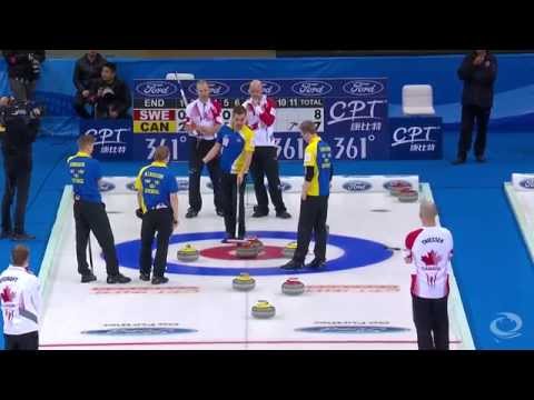CURLING: CAN-SWE World Men's Chp 2014 -  Semi