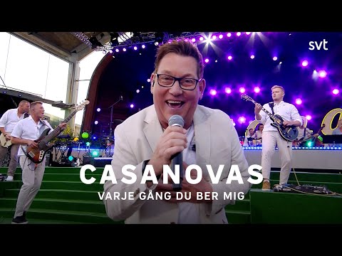 Casanovas  – Varje gång du ber mig | Allsång på Skansen 2022 | SVT