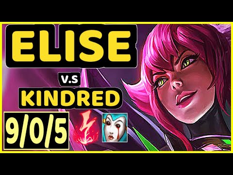 REVOLTA (ELISE) vs KINDRED - 9/0/5 KDA JUNGLE GAMEPLAY - BR Ranked GRANDMASTER