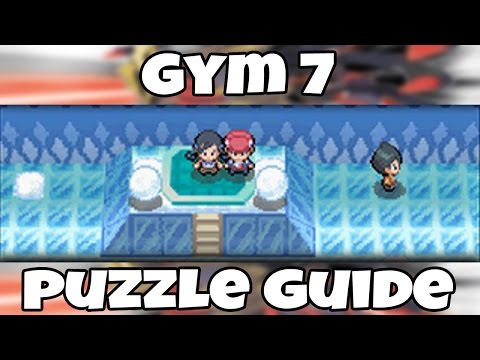 Snowpoint City Gym puzzle guide on Pokemon Platinum