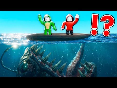 JJ and Mikey SURVIVE 100 DAYS in CURSED OCEAN !? - Maizen Roblox