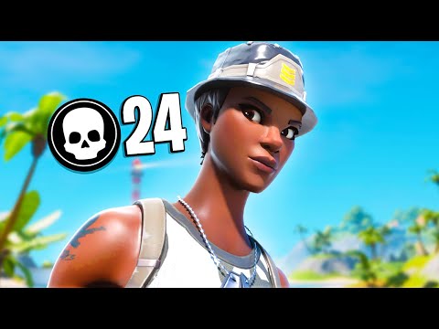 24 Kill Solo Squad | Season 2 Fortnite