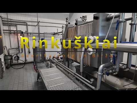 Rinkuškiai Brewery - Beer Factory in Biržai 2024 4K 60fps