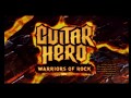 Wii Introduction Du Jeu Guitar Hero Warriors Of Rock De Neversoft 2010