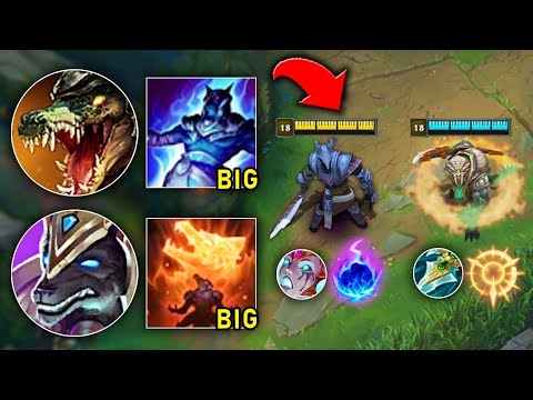 We played the "Big Brothers" in the bot lane and become TITANS! (Surprisingly OP)
